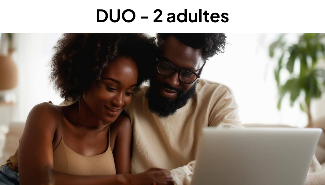 Busy couple